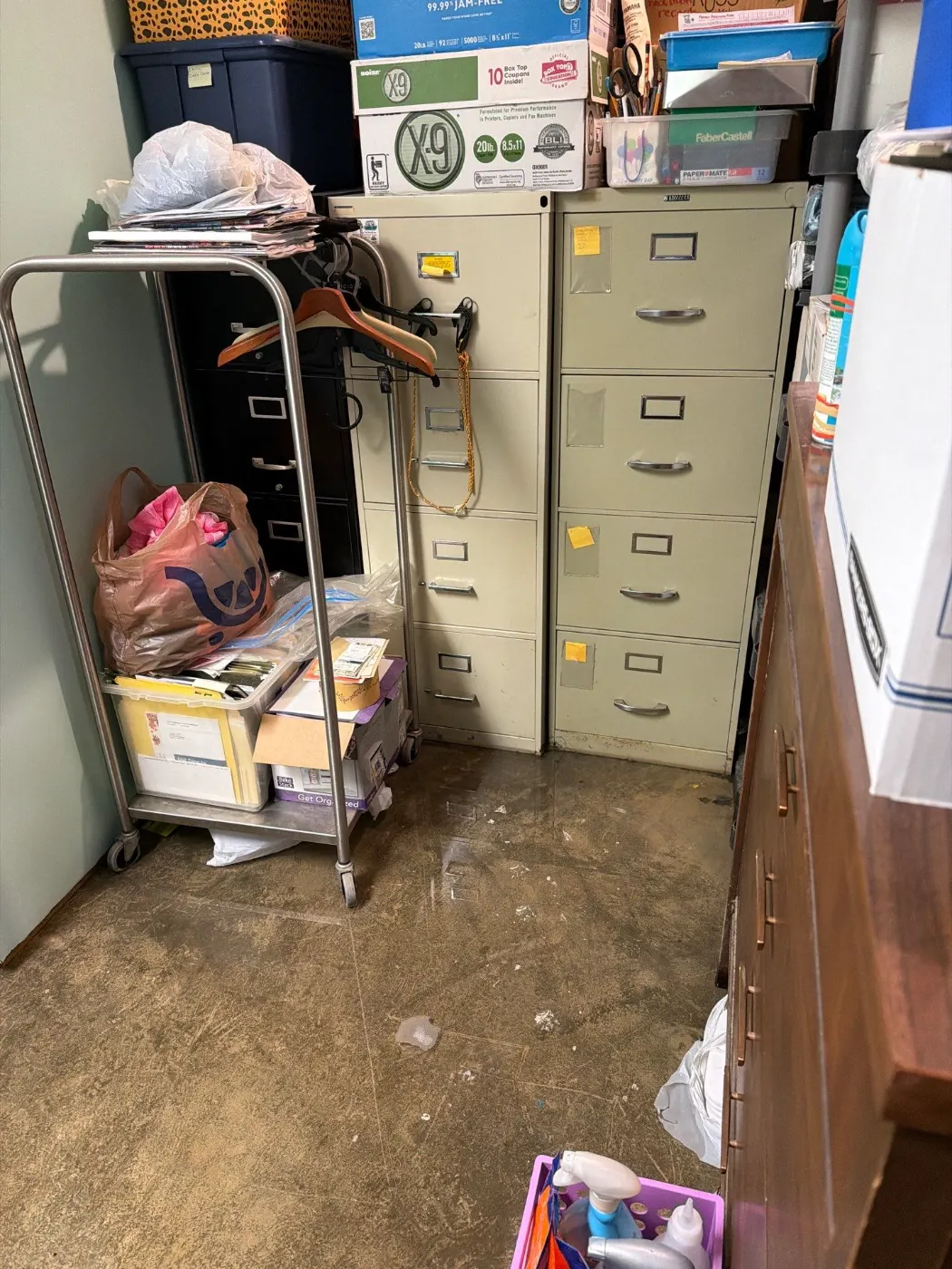 After-hours dry-out at Westwoods commercial property